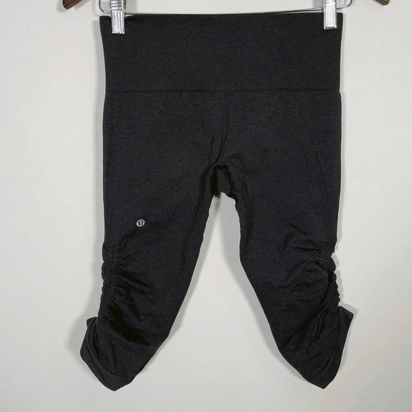 Lululemon Ebb And Flow  Crop Ii Inkwell Leggings - Picture 7 of 8
